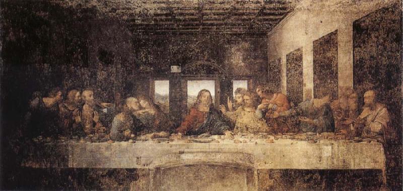 Leonardo  Da Vinci Last Supper Germany oil painting art